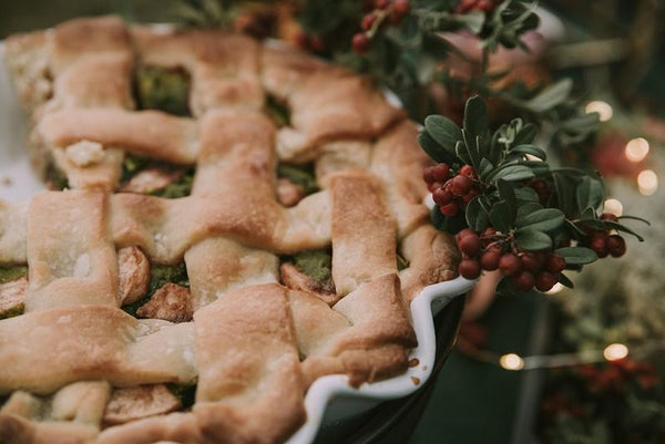 Matcha apple pie filling for the holidays!