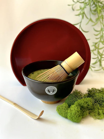 Ceremonial Matcha Bowl - Branded Black